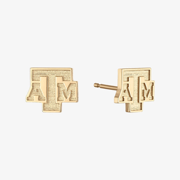 Texas A&M Logo Stud Earrings