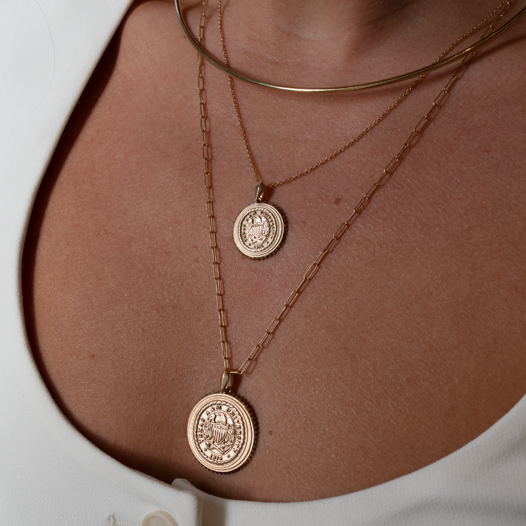 Texas A&M Aggie Ring Crest Pendant