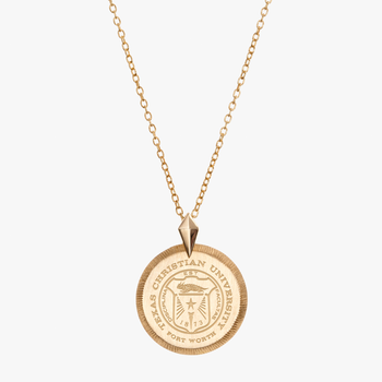 TCU Seal Florentine Pendant