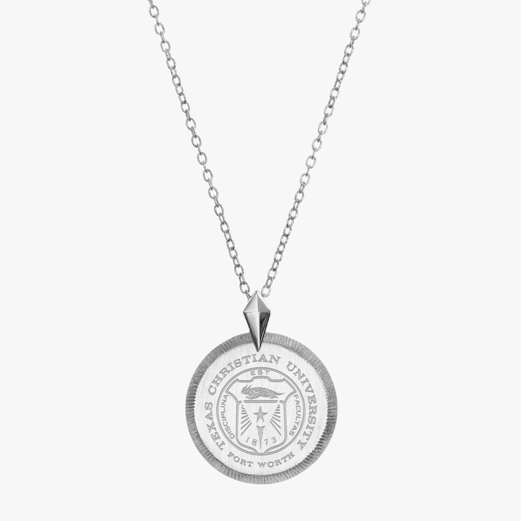 TCU Seal Florentine Pendant
