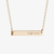 TCU Riff Ram Horizontal Bar Necklace
