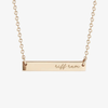 TCU Riff Ram Horizontal Bar Necklace
