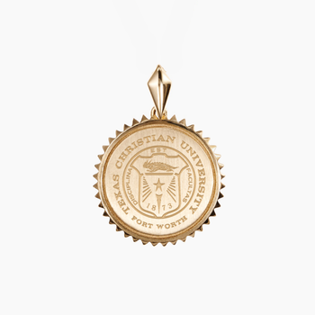 TCU Seal Sunburst Pendant