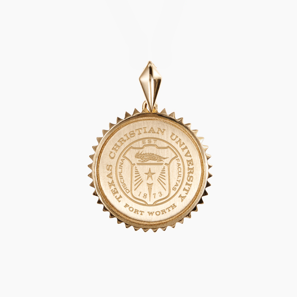 TCU Seal Sunburst Pendant