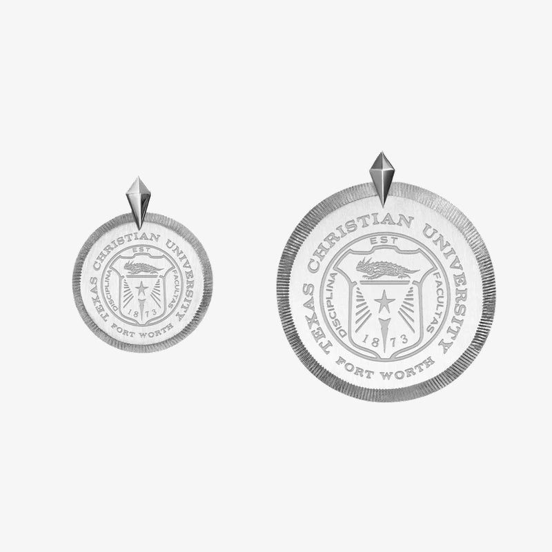 TCU Seal Florentine Pendant