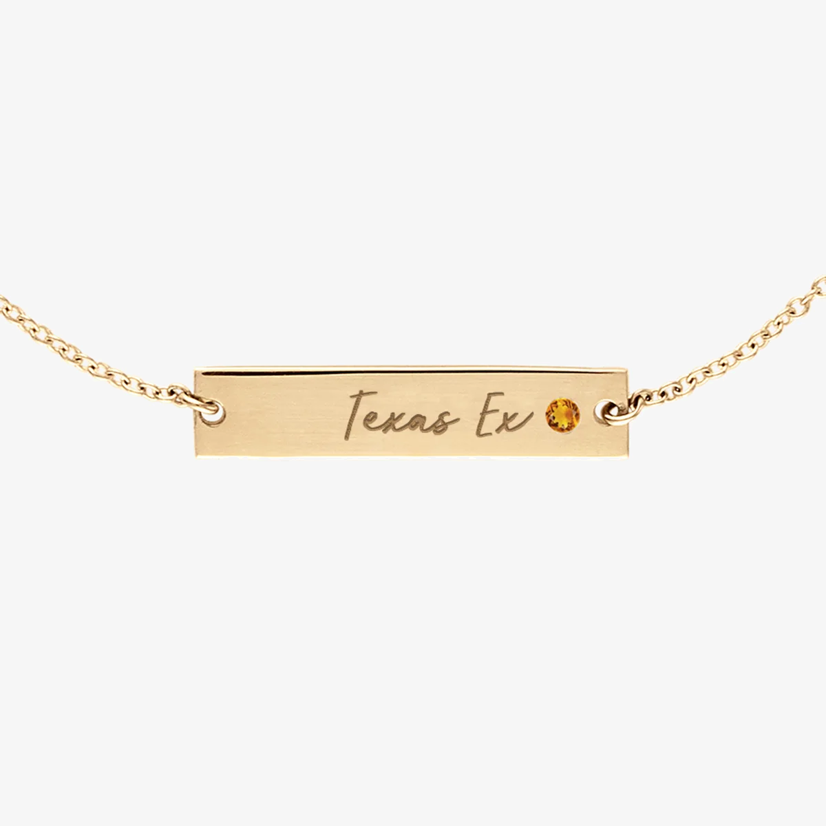 Texas Exes Citrine Bracelet