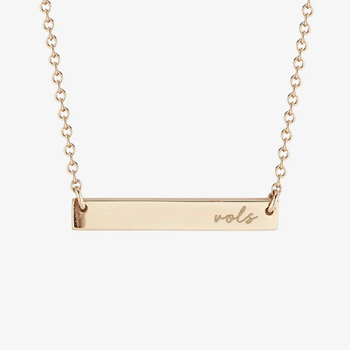 Tennessee Vols Horizontal Bar Necklace