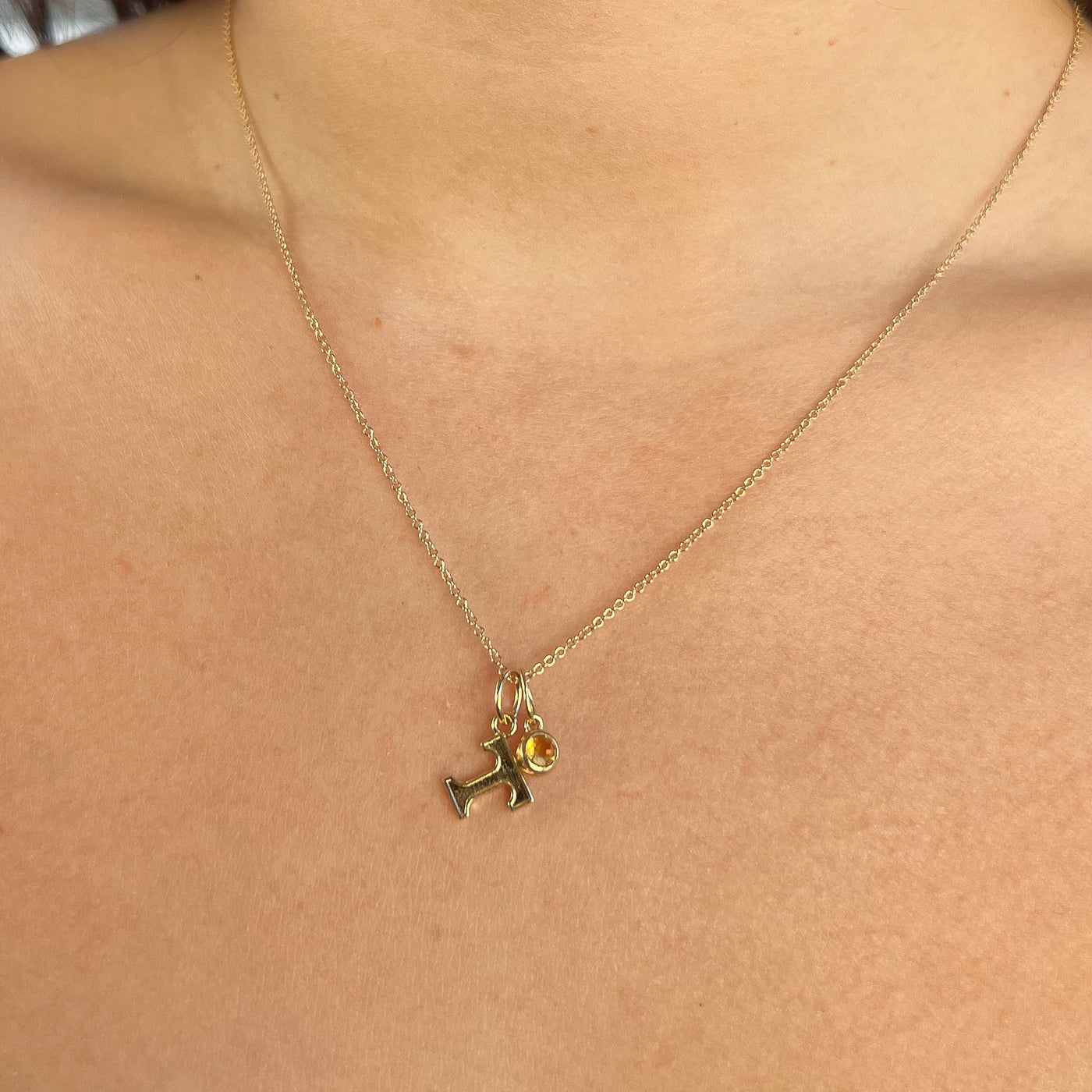 Tennessee Charm Bundle shown on figure in gold