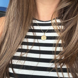 University of Florida Sunburst Crest Necklace on 18" gold chain