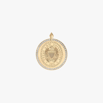 Texas A&M Diamond Florentine Pendant