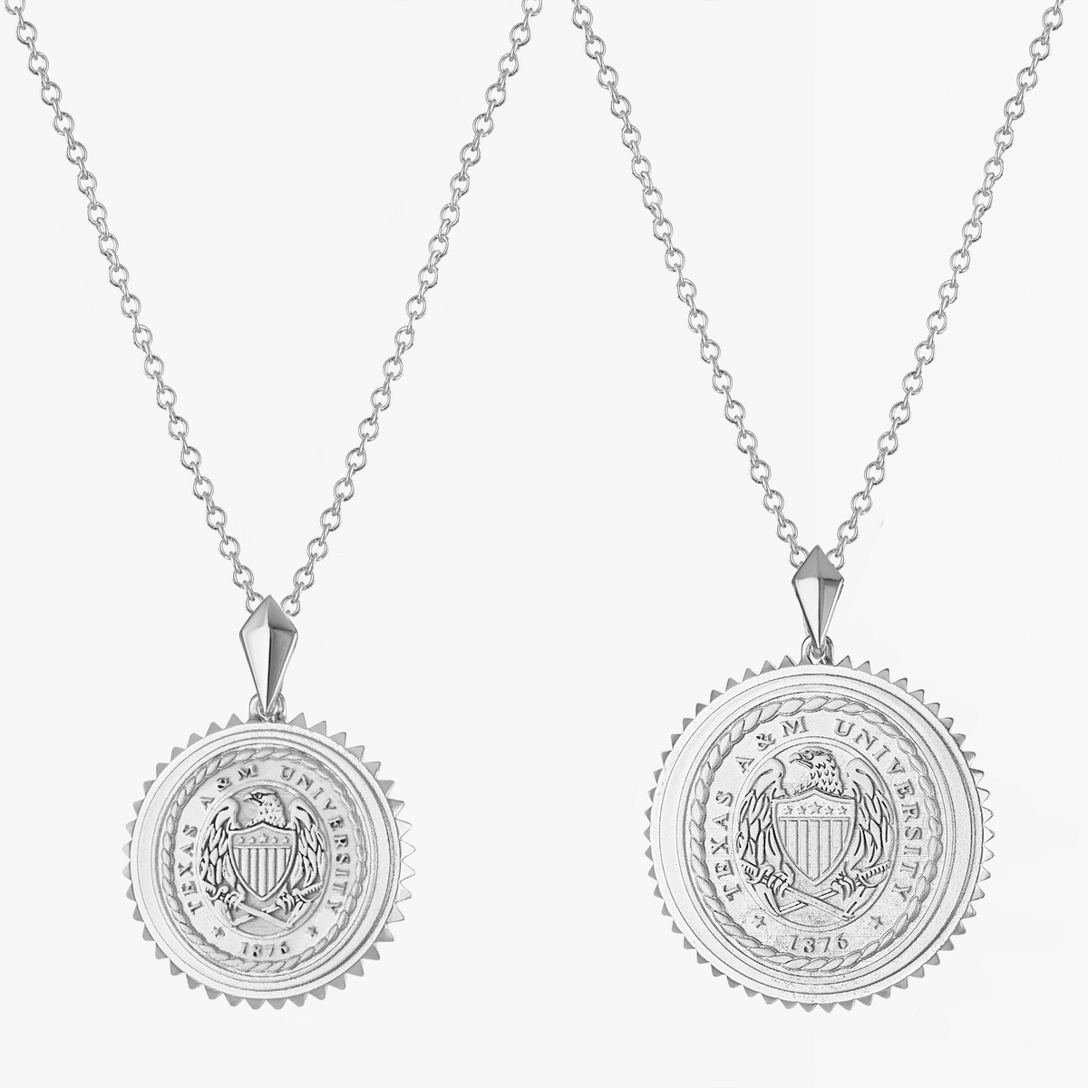 Texas A&M Aggie Ring Crest Pendant
