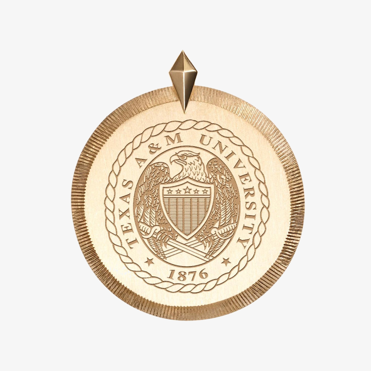 Texas A&M Crest Florentine Pendant
