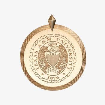 Texas A&M Florentine Crest Pendant