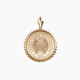 Texas A&M Sunburst Crest Pendant