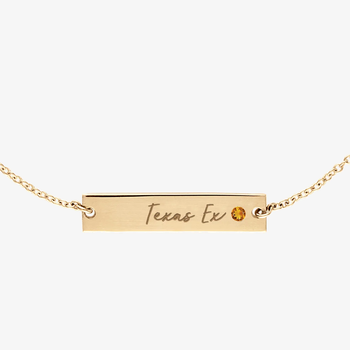 Texas Exes Citrine Bracelet