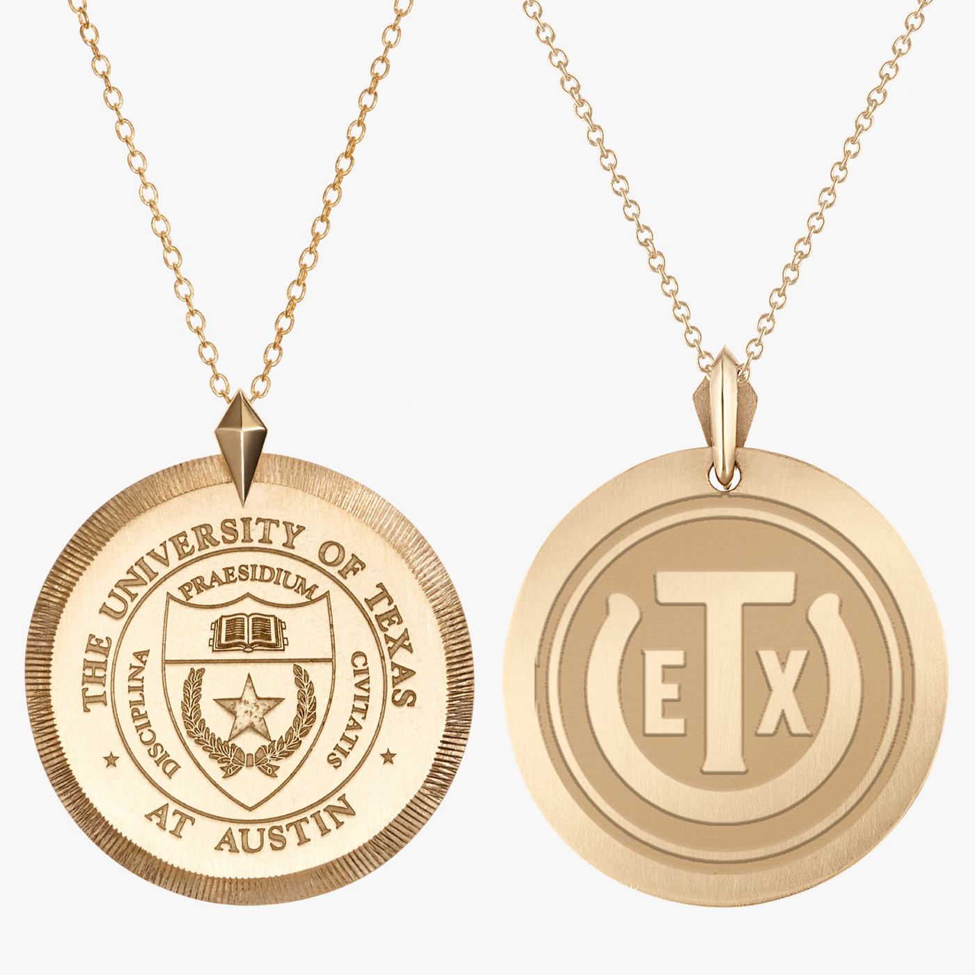 UT Seal Florentine Pendant