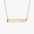 Theta Tau Horizontal Bar Necklace