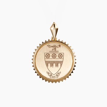 Theta Tau Sunburst Crest Pendant