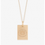 Tigerettes 50th Rectangle Pendant