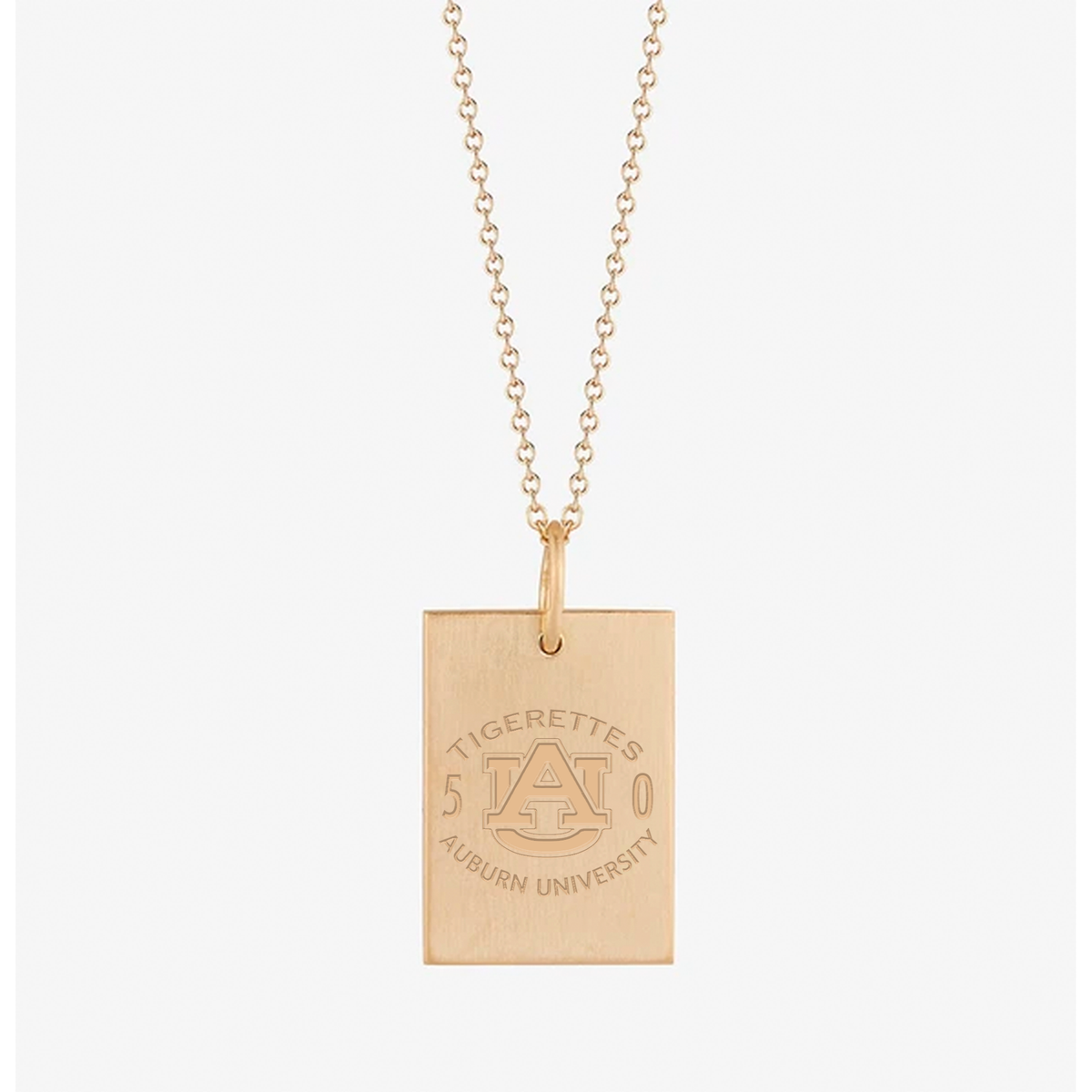 Tigerettes 50th Rectangle Pendant
