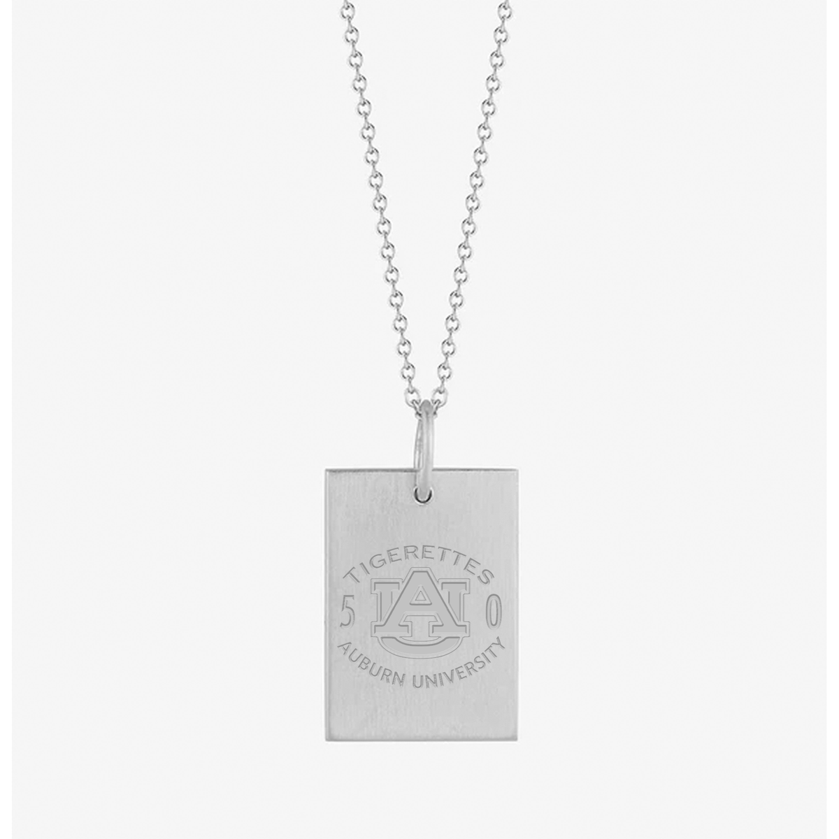 Tigerettes 50th Rectangle Pendant