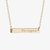 Tri Sigma Horizontal Bar Necklace