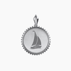 Tri Sigma Sunburst Sailboat Pendant