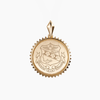 Tri Sigma Sunburst Crest Pendant