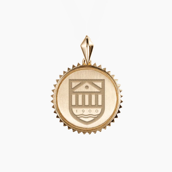 Tuck Shield Sunburst Pendant