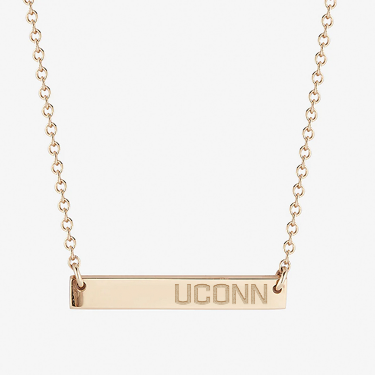 UCONN Horizontal Bar Necklace