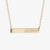 UCONN Horizontal Bar Necklace