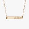 UCONN Horizontal Bar Necklace