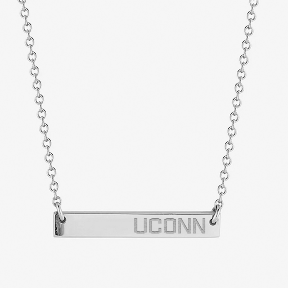 UCONN Horizontal Bar Necklace