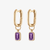 Amethyst Mini U Earring Bundle