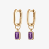 Amethyst Mini U Earring Bundle