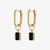 Black Onyx Mini U Earring Bundle