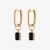 Black Onyx Mini U Earring Bundle