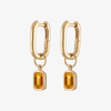 Citrine Mini U Earring Bundle