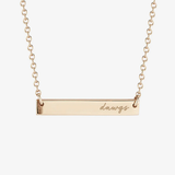 UGA Dawgs Horizontal Bar Necklace