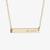 UMiami Go Canes Horizontal Bar Necklace