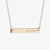 UMiami Go Canes Horizontal Bar Necklace