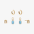 UNC Old Well Florentine Earring Bundle