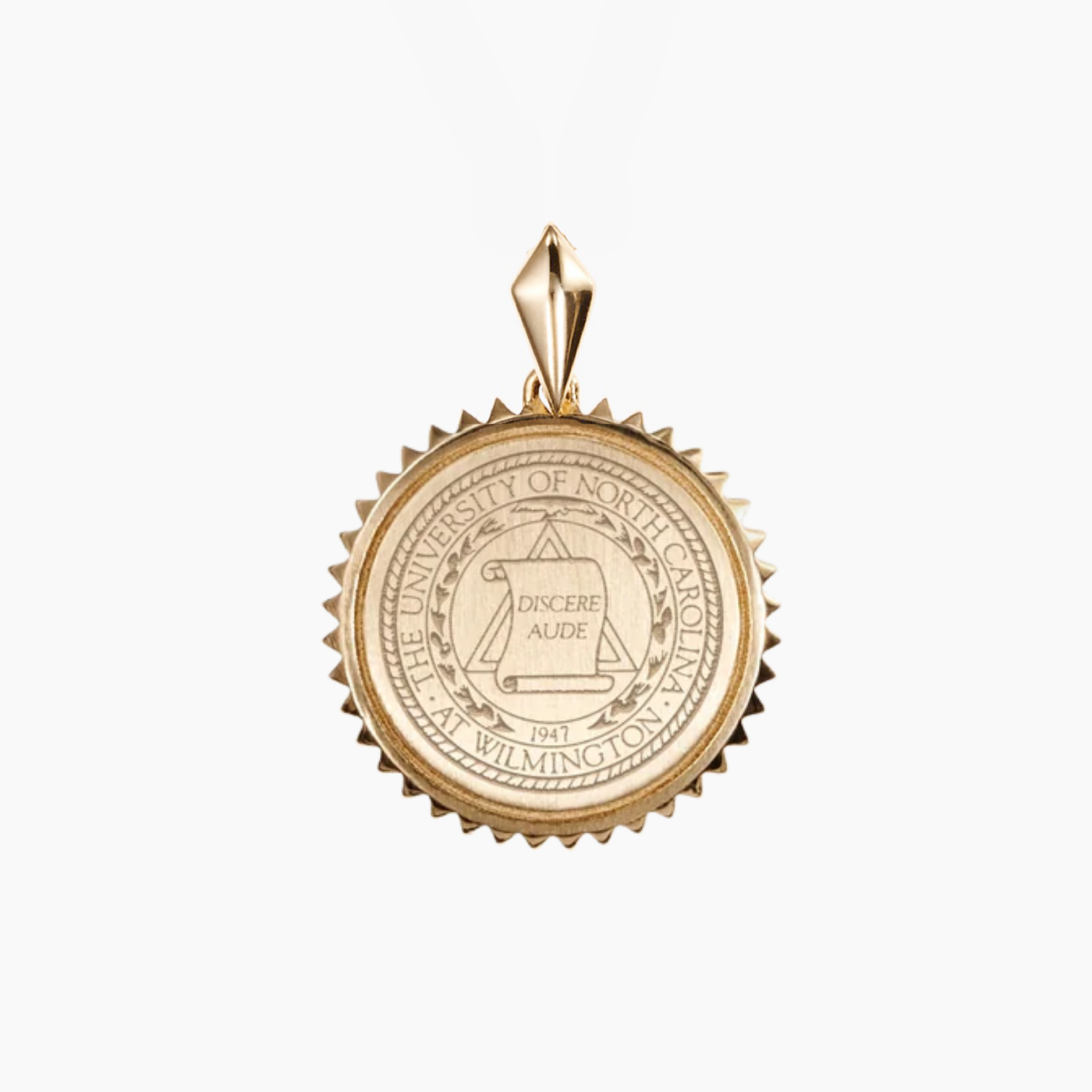 UNC Wilmington Sunburst Pendant