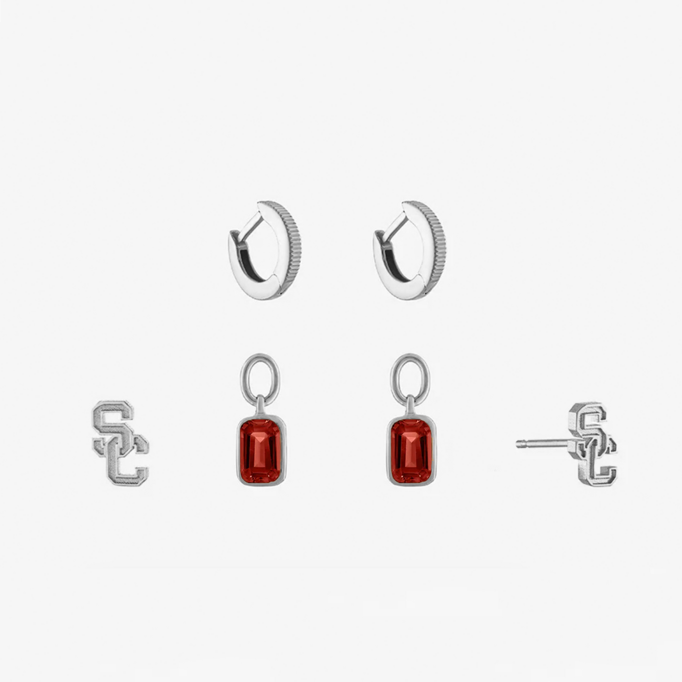 USC Logo Florentine Earring Bundle