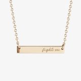USC Fight On Horizontal Bar Necklace