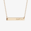 USC Fight On Horizontal Bar Necklace