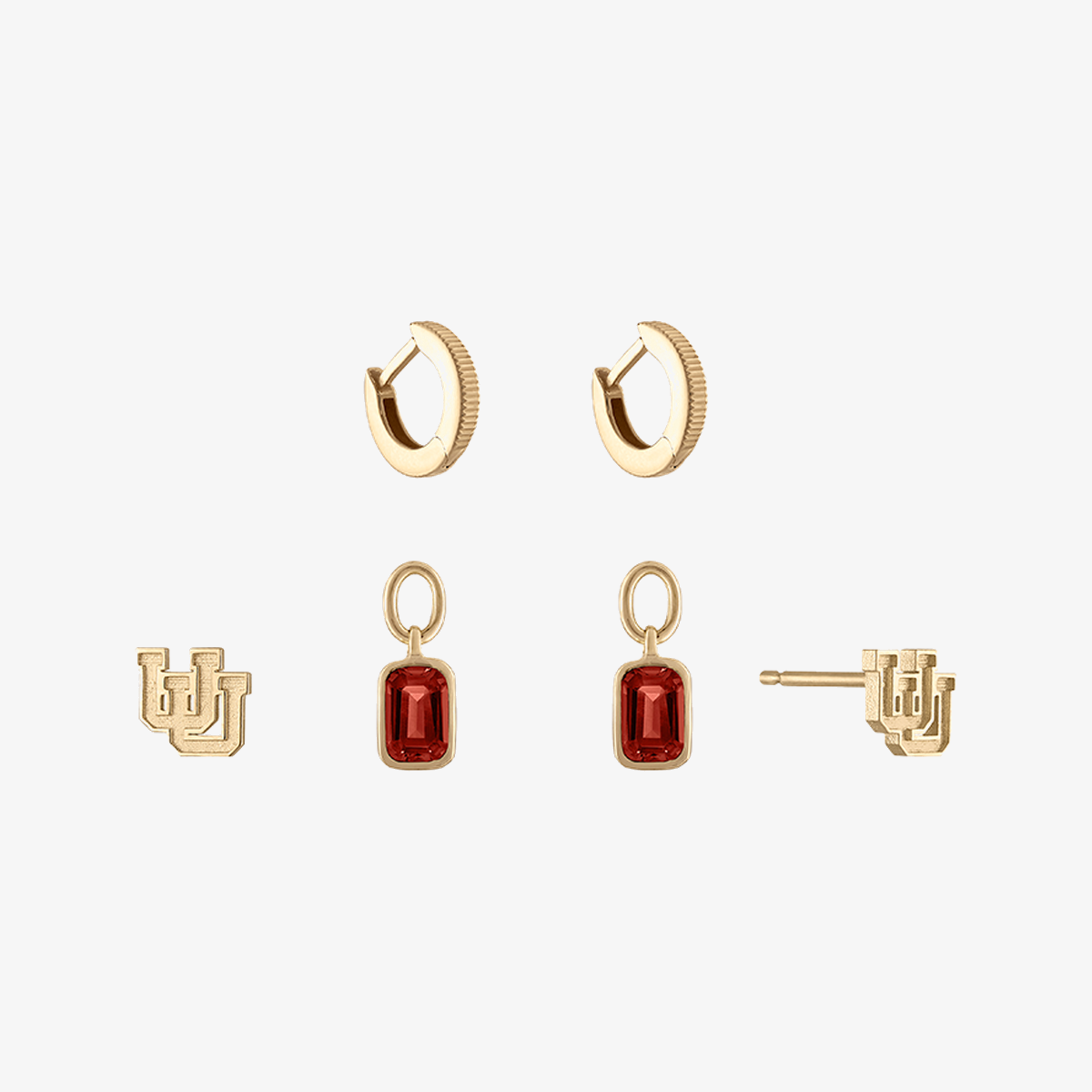 Utah Logo Florentine Earring Bundle