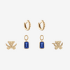 UVA V-Sabre Sunburst Earring Bundle
