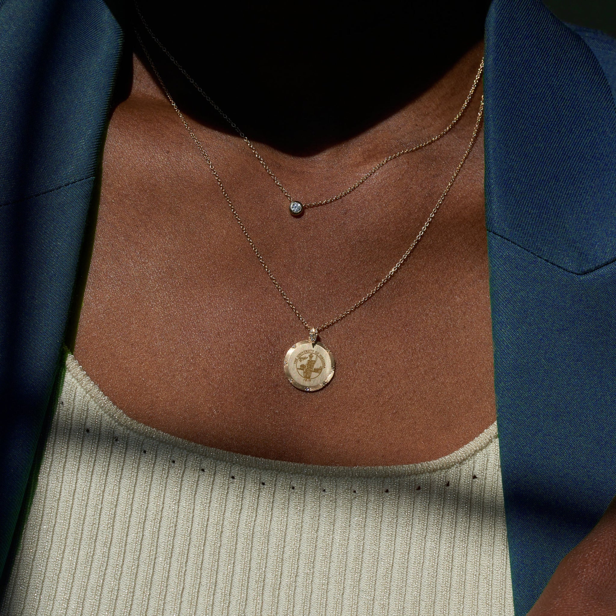 UVA 7-Point Diamond Pendant