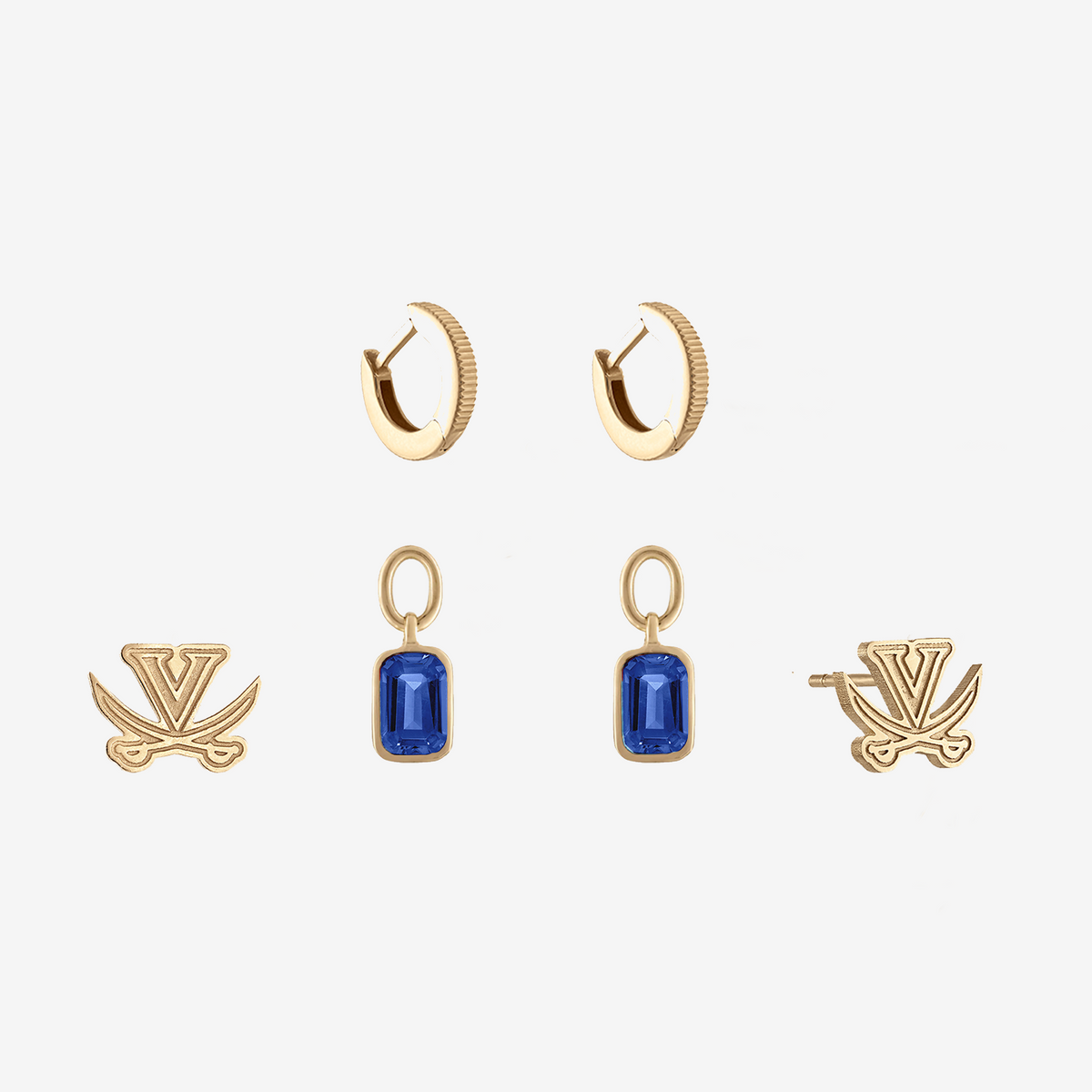 UVA Sword Florentine Earring Bundle